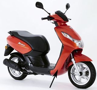 motorbeplating Rapido L  rood metallic